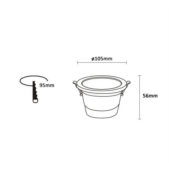 Foco Spot LED Empotrable 18W-24W | 130lm/W | 4CCT | CRI92 | UGR11 | Ángulo 24°