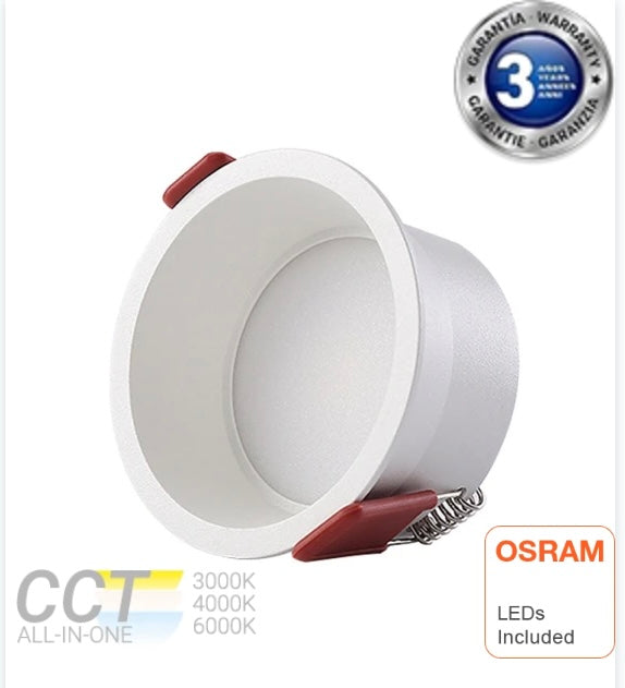 Downlight estanco profesional UGR17 12w midi