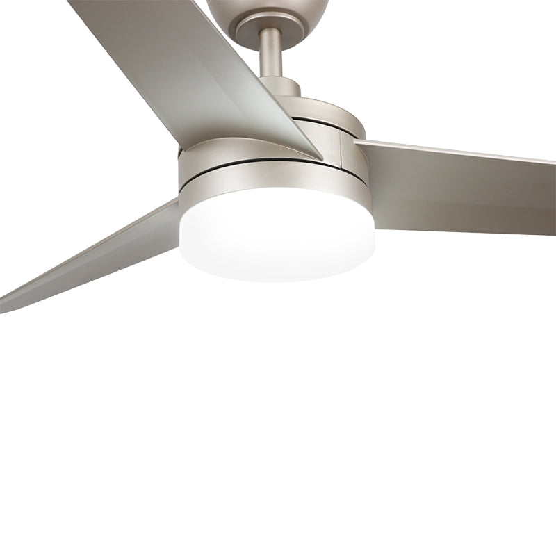 Ventilador techo big con luz negro/gris