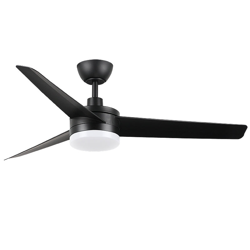 Ventilador techo big con luz negro/gris