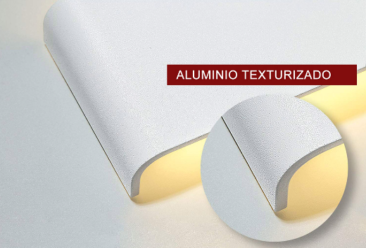 Aplique lineal interior 19w doble luz
