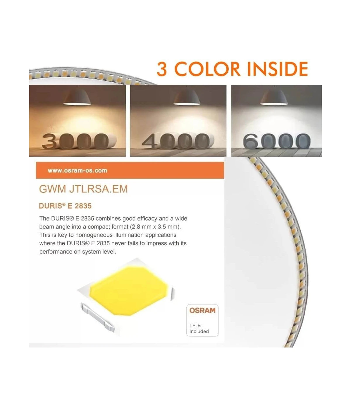 Downlight professional UGR17 24w Osram