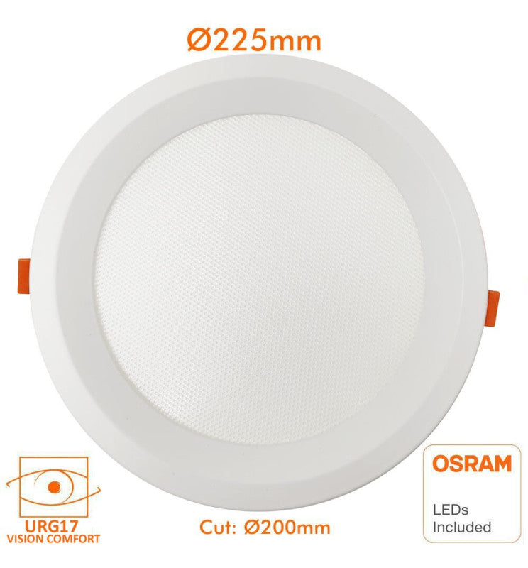 Downlight professional UGR17 24w Osram