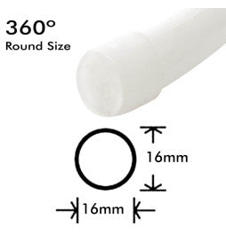 Rollo de 25 mts de neón led circular 360 grados a 220-240v, con un consumo de 8w x mt. Estanco para exterior con un grado IP65. Incluye un cable rectificador y un tapón final. Se puede cortar cada 1 mt. y es regulable.