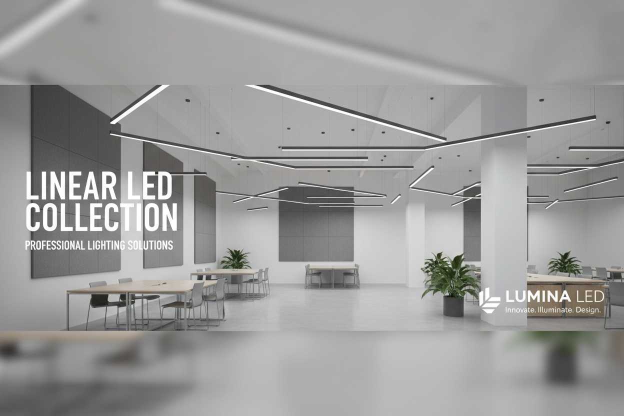 Pantallas Lineales LED UGR19 Oficinas y Comercios Alta Eficiencia ...