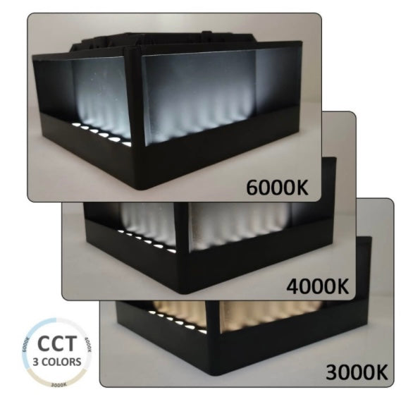 Baliza LED de sobremuro para iluminar tus espacios exteriores con estilo y eficiencia. Equipado con un sistema de selección de temperatura de color CCT, te permite cambiar fácilmente entre luz blanca cálida, neutra y fría para crear la atmósfera ideal. Fabricada en aluminio y PC de alta calidad, puede montarse sobre muros, brindando una iluminación decorativa y ambiental para caminos, jardines, patios, terrazas,
Dimensiones 200x200x101mm
Chip LED SMD3030,Flujo Luminoso 300 lúmenes, Batería LiFePO4 de 5000mA