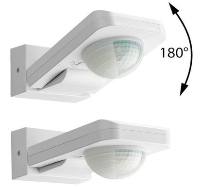 El detector de movimiento tiene un amplio rango de detección de  aproximadamente 20 metros y un ángulo de visión de 360°.
ajuste individual de la intensidad de luz (LUX) y los parámetros de tiempo.