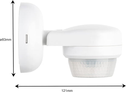 Detector de Moviment Exterior IP65 360° Sostre / 180° Paret — Abast fins a 24 m