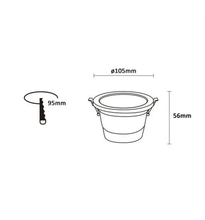 Foco Spot LED Empotrable 18W-24W | 130lm/W | 4CCT | CRI92 | UGR11 | Ángulo 24°