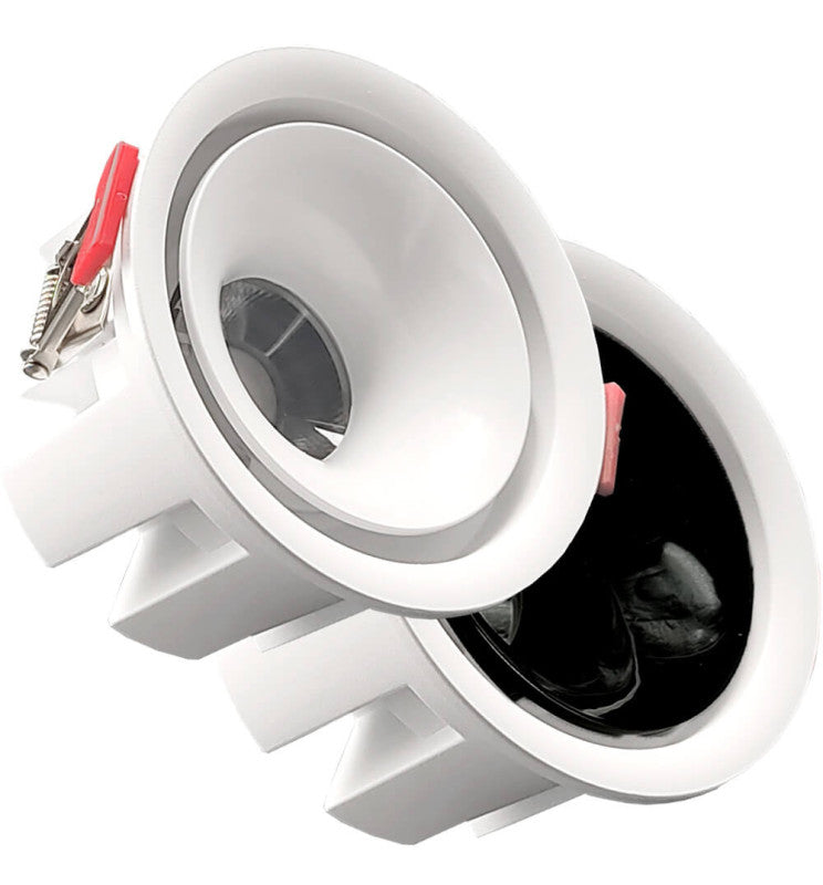 Foco Spot LED Empotrable 18W-24W | 130lm/W | 4CCT | CRI92 | UGR11 | Ángulo 24°