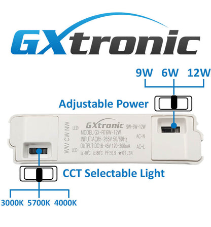 Foco Spot LED Empotrable 6W/9W/12W | Ángulo 24° | 600-900-1200lm | Regulable 230V