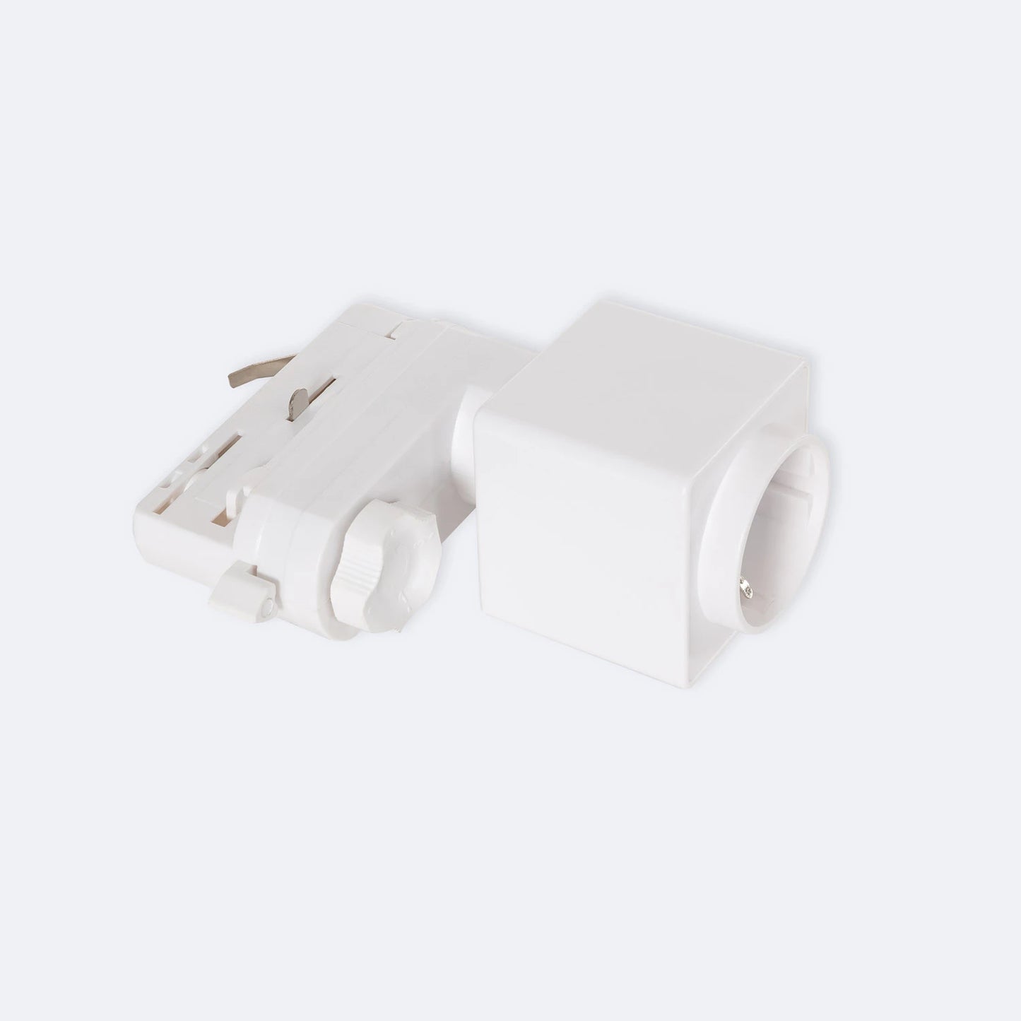 Enchufe Schuko Carril Trifásico Pack 2 Uds. 230V 10A Blanco o Negro