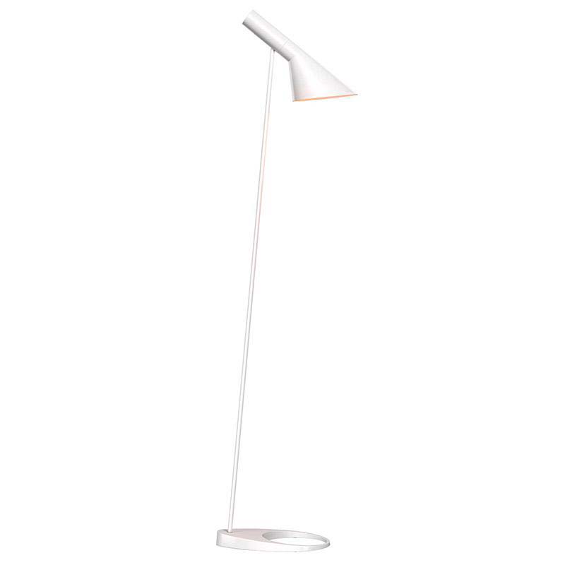 Lámpara de pie moderno en acabado blanco brillante – LUMS & LIGHTS