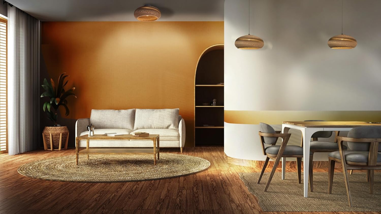 La lámpara Decor Cardboard Drop con casquillo E27, lo que la convierte en una opción sostenible que se puede utilizar durante muchos años.
Es respetuosa con el medio ambiente ya que las pantallas de la lámpara Decor Cardboard Drop están fabricadas con material reciclable. 