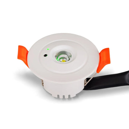 Mini emergència circular encastable 3w 3 hores