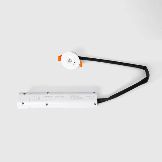 Mini emergència circular encastable 3w 3 hores