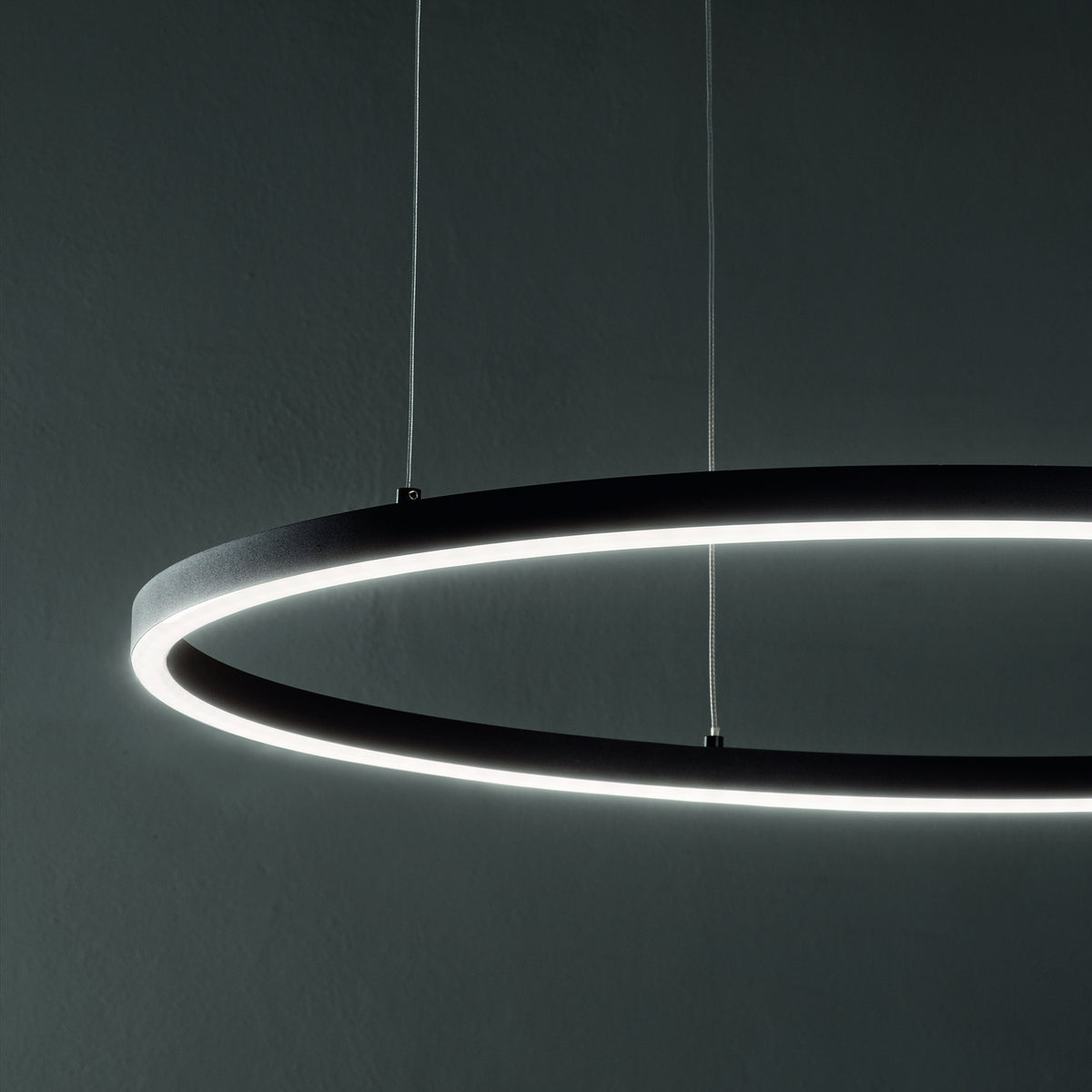 Lampara colgante minimalista circular 90cm