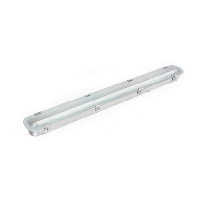 Pantalla industrial estanca d'acer inoxidable amb vidre temperat