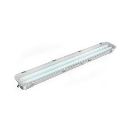 Pantalla industrial estanca d'acer inoxidable amb vidre temperat