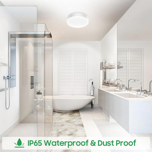 Plafón LED circular con una potencia variable de 12-15-18-24w. Este plafón se adapta a diversas necesidades de iluminación en espacios interiores y exteriores. Utiliza una fuente lumínica SMD LED, que proporciona una luminosidad ajustable de 2400-1800-1500-1200 lúmenes. Fabricado en policarbonato (PC) blanco, que lo hace estéticamente agradable y resistente a la vez. La protección IP65 garantiza que el plafón sea resistente al polvo y a la humedad.