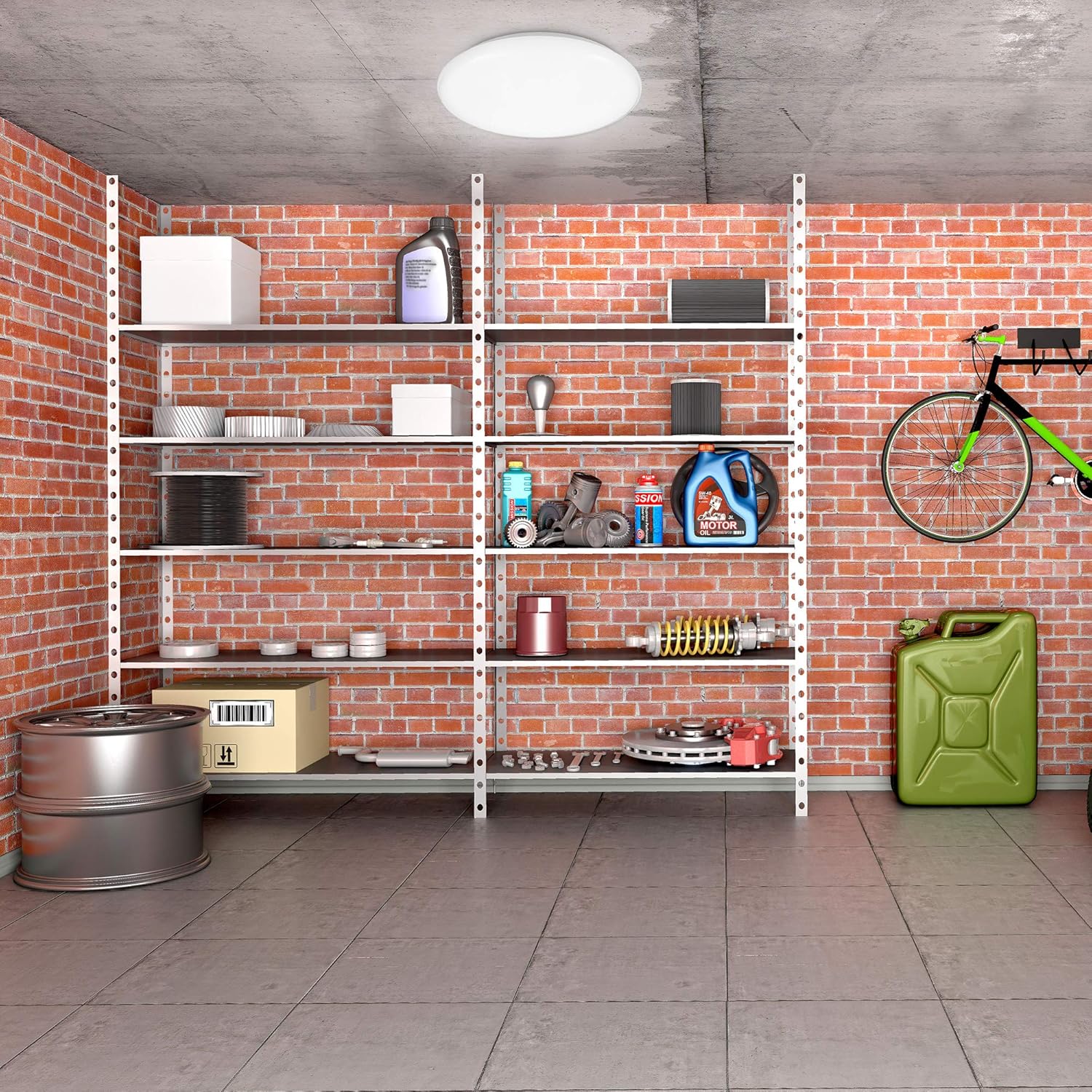 Plafón E27 con detector de Movimiento Radar Ø300 mm es el sistema ideal para ahorrar luz en espacios y circunstancias donde podemos despistarnos y dejar la luz encendida sin necesidad. Podemos ajustar el funcionamiento del plafón como la distancia de detección de 1 a 8 metros o el tiempo de encendido entre 10 segundos y 12 minutos. Cuenta con una velocidad de detección de 0.6-1.5 m/s.