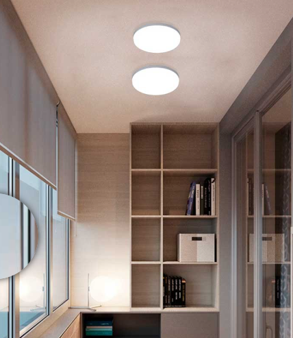 Plafón de techo o pared circular con led 36w. Es una luminaria de alta potencia que proporciona una iluminación intensa y uniforme, con un&nbsp;flujo luminoso de 3.500 lúmenes. Fabricado con materiales de primera calidad como&nbsp;aluminio y policarbonato (PC),