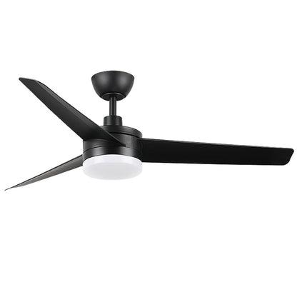 Ventilador techo big con luz negro/gris