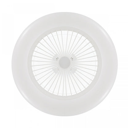 Ventilador Circular Eco Blanco | Doble Instalación Techo o Pared | Bajo Consumo Silencioso