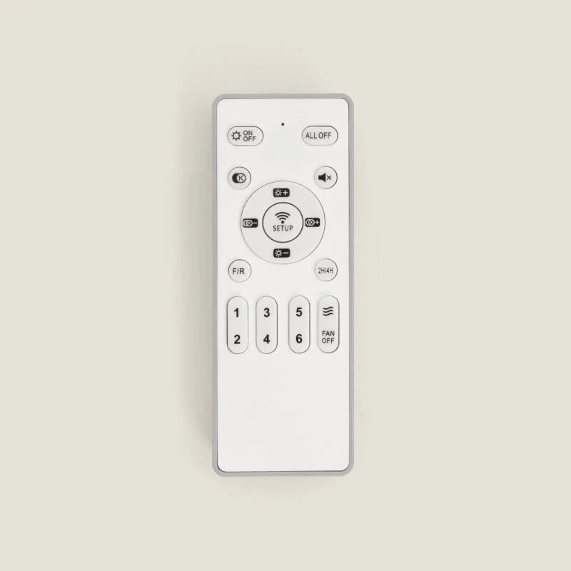 Ventilador de Techo LED CCT 30W con Motor DC  | Ø107cm Silencioso, Mando y Función Verano/Invierno