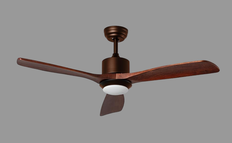 Ventilador amb llum i pales de fusta de 132cm de diàmetre, amb motor DC de 40w de consum. Es regulable amb 6 velocitats y reversible, dula, per poder funcionar tant al estiu com a l'hivern.
El llum led incorporat és de 12w amb CCT a on pots triar el color que me t'agradi. Blanc càlit, blanc natural o blanc fret. També porta un temporitzador de 1/2/4 hores.