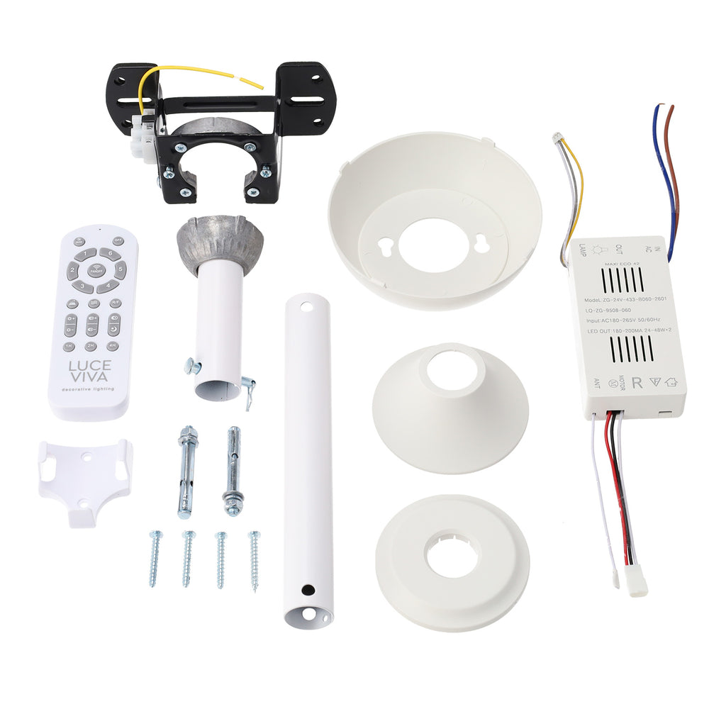 Ventilador de Techo LED CCT 48W con Motor DC  | Ø106cm Silencioso, Mando y Función Verano/Invierno