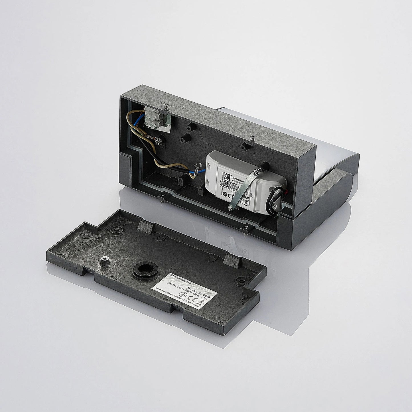 Aplic Exterior Basculant LED 13W Negre - Orientable IP54 3000K