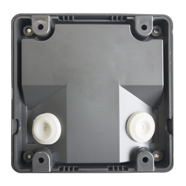 Baliza Exterior LED 3W Superficie Pared Cuadrada. Solución de iluminación arquitectónica diseñada para realzar zonas de paso, accesos y fachadas en proyectos residenciales y profesionales. Su montaje en superficie elimina la necesidad de realizar cortes en muros, ofreciendo una instalación más sencilla y limpia