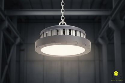 Banner campana LED industrial con reflector