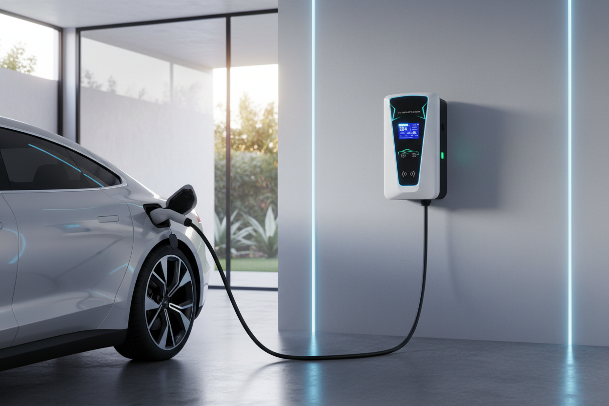 Banner Cargador EV Minimalista