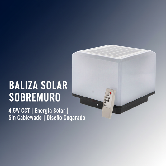 Banner Cuadrado Baliza Solar Sobremuro
