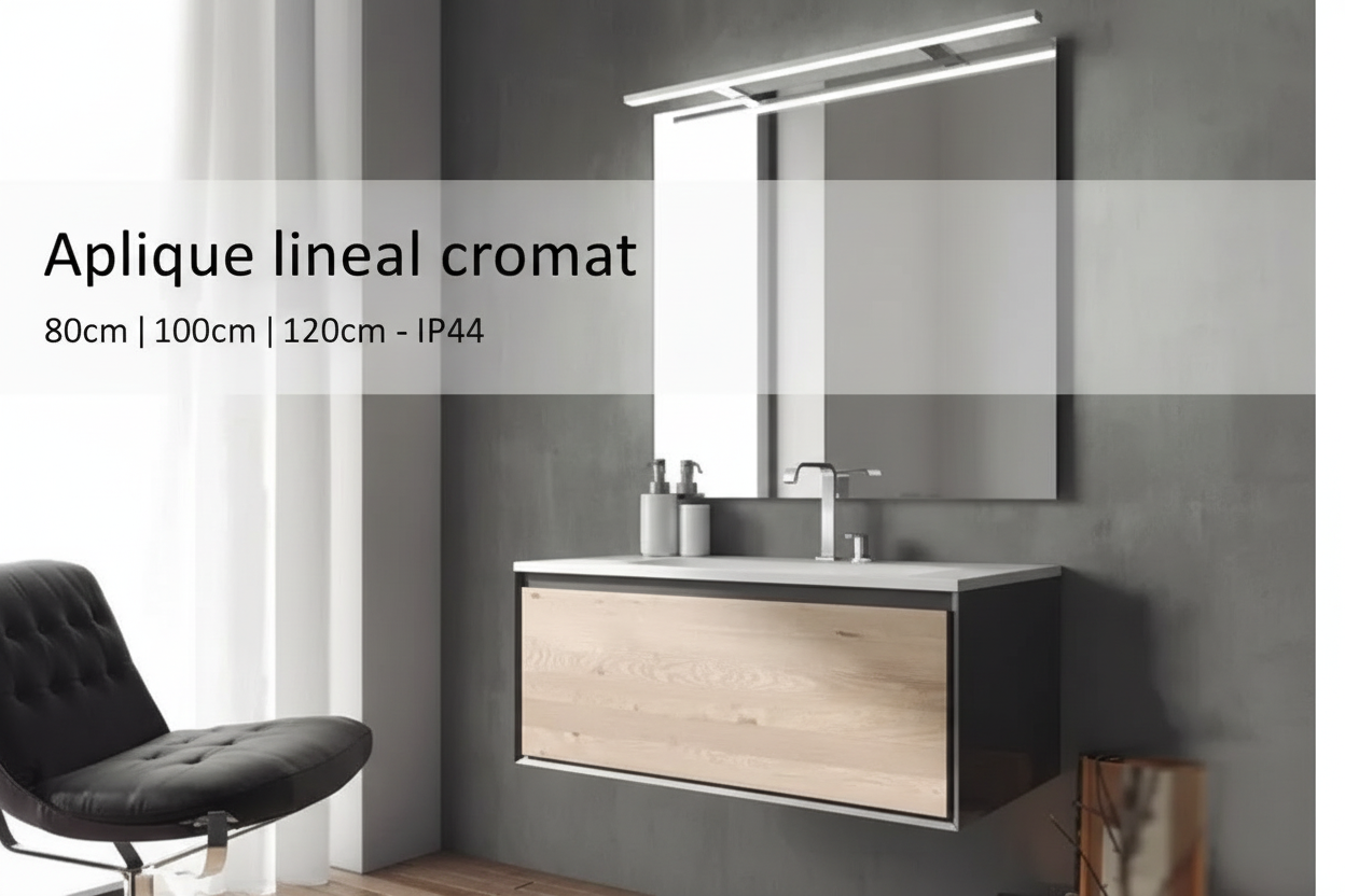 Banner en català - Aplique cromat