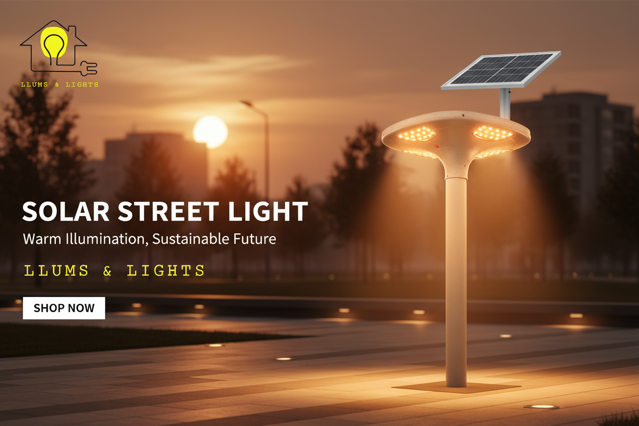 Banner farola solar Llums & Lights