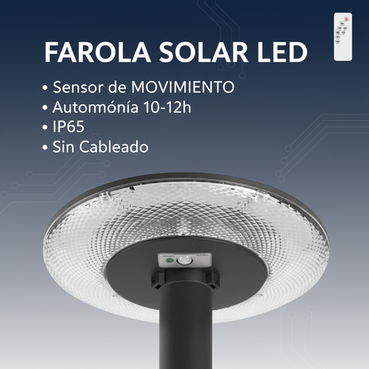 Banner Farola Solar - Movimiento Correcto