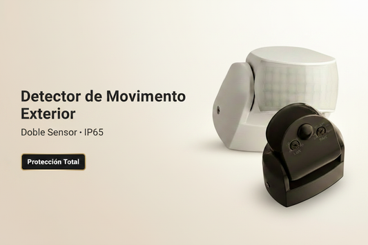 Banner fons clar - Detector Movimiento Exterior