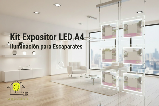 Banner Kit Expositor LED A4 sin CTA
