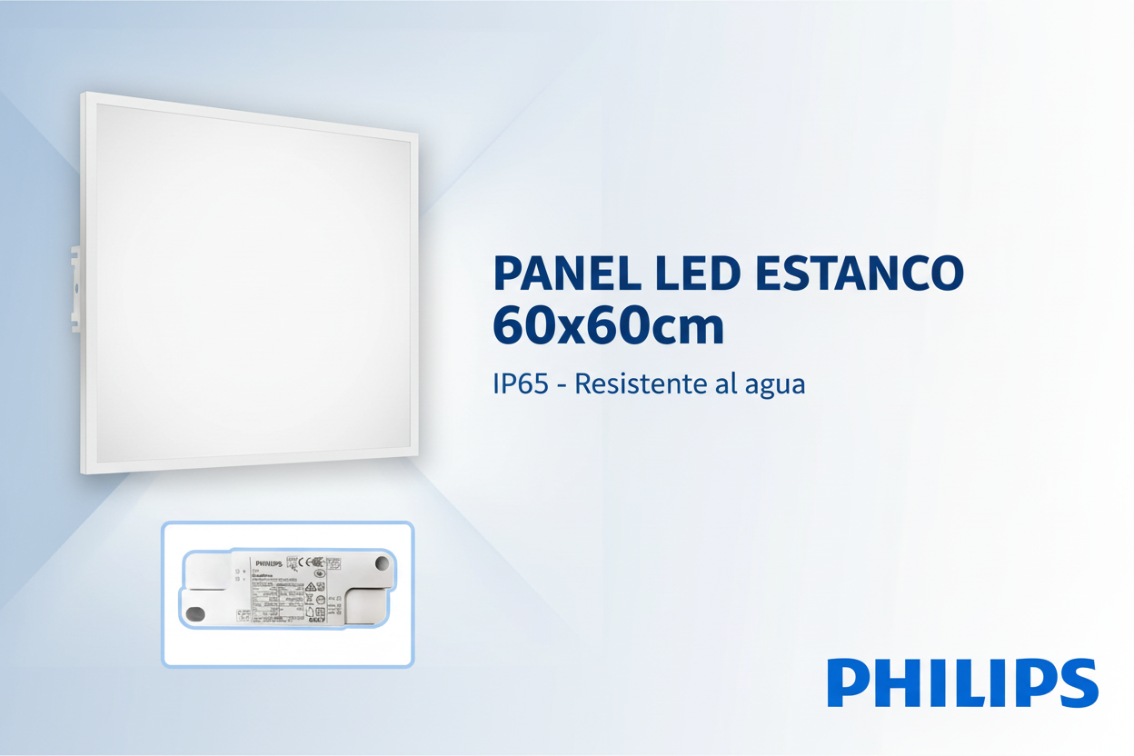 Banner Panel LED Estanco 60x60cm IP65