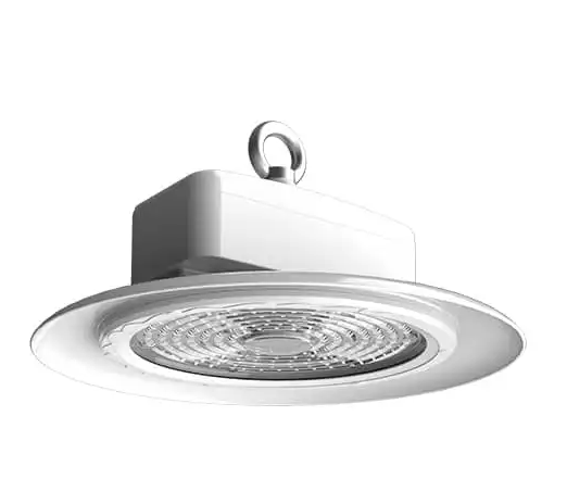 Campana ufo compacta  se distingue por su diseño minimalista y estanco, incorporando la menor cantidad de componentes posible. Con dimensiones de 400 x 400 x 220 mm y un peso de 4820g, esta campana se adapta perfectamente en industrias alimentarias donde la limpieza es crucial.
 A pesar de su tamaño compacto, la campana ofrece una potencia de 150 W con un factor de potencia excepcional de 0,99. Su índice IRC de 96 asegura una reproducción fiel de los colores.
Con clasificaciones IP69K e IK10.