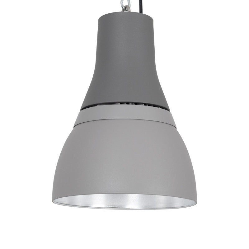 Campana LED Industrial decorativa con reflector de 90º de 25 a 80W, color  CCT Seleccionable. Incorpora  un reflector de policarbonato, logrando una estética que evoca las campanas led tradicionales con un gran confort visual y estético.