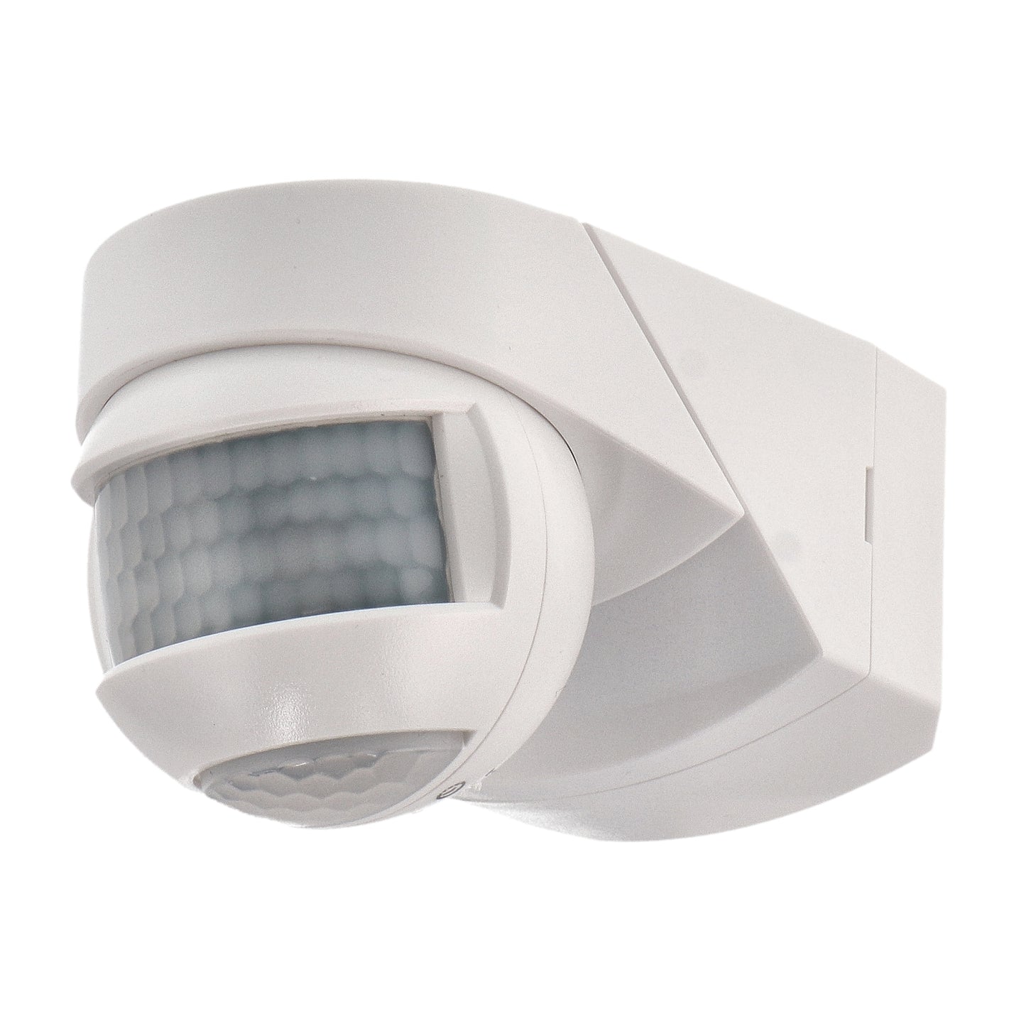 Detector de Movimiento PIR de 180º para superficie. Ideal para exteriores e interiores, este dispositivo cuenta con un diseño elegante y discreto en color blanco, fabricado en resistente policarbonato (PC), que asegura durabilidad y resistencia. Con una protección para exterior IP44