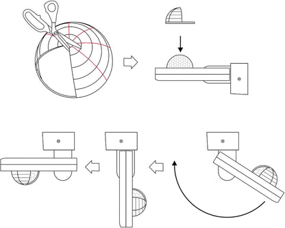 El detector de movimiento tiene un amplio rango de detección de  aproximadamente 20 metros y un ángulo de visión de 360°.
ajuste individual de la intensidad de luz (LUX) y los parámetros de tiempo.