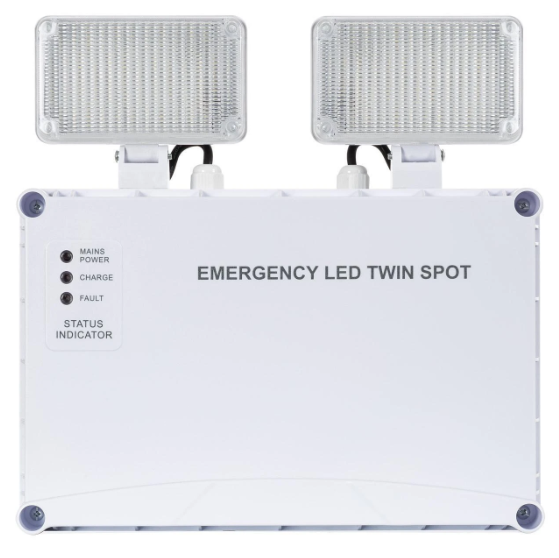 Emergencia industrial doble foco 6w
