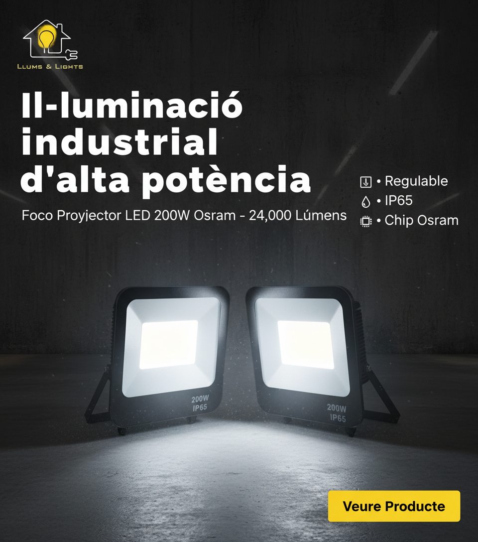  foco proyector exterior LED 200W Osram 