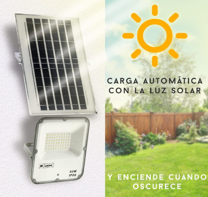 Foco solar LED para exteriores a prueba de agua IP65 puede funcionar normalmente en condiciones de lluvia, aguanieve y nieve, adecuada para su patio, terraza, garaje, estadio, área de juegos abierta y otros lugares.
La batería de litio de 3.2V 20000mAh garantiza un tiempo de carga rápido de 10-12 horas y un tiempo de uso prolongado de 10-12 horas