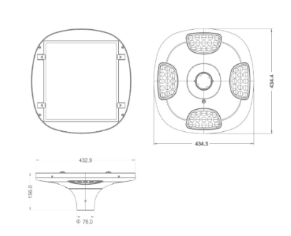 Farola equipada con la última tecnología LED, esta farola ofrece una potencia
de 100W y una luminosidad de 2.700lm, asegurando una iluminación brillante y uniforme en todo momento.
Con una temperatura de color de 3000K, proporciona una luz cálida y
agradable que mejora la visibilidad sin deslumbrar, ideal para una variedad de aplicaciones exteriores.
Incorpora una batería de litio BYD de 121,6Wh. La farola se enciende automáticamente al anochecer y se apaga al amanecer. Apta para columnas de punta de Ø60mm